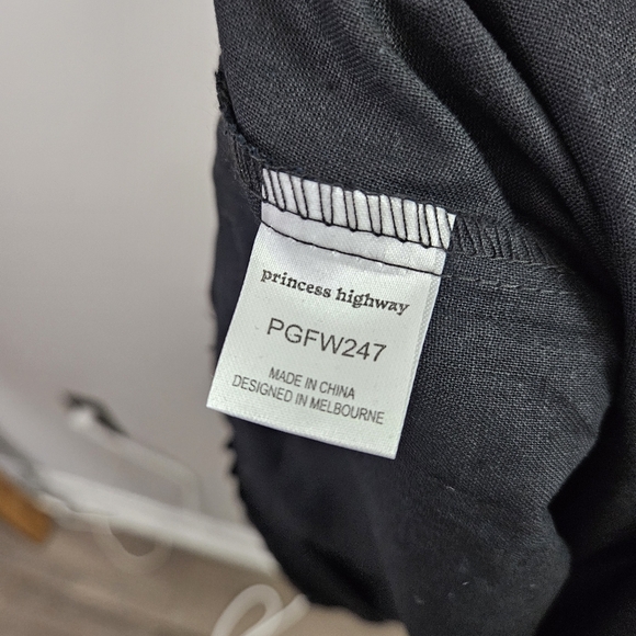 Princess Highway Rick Rack Midi Dress Black AU 16 / US 12 - Picture 10 of 13